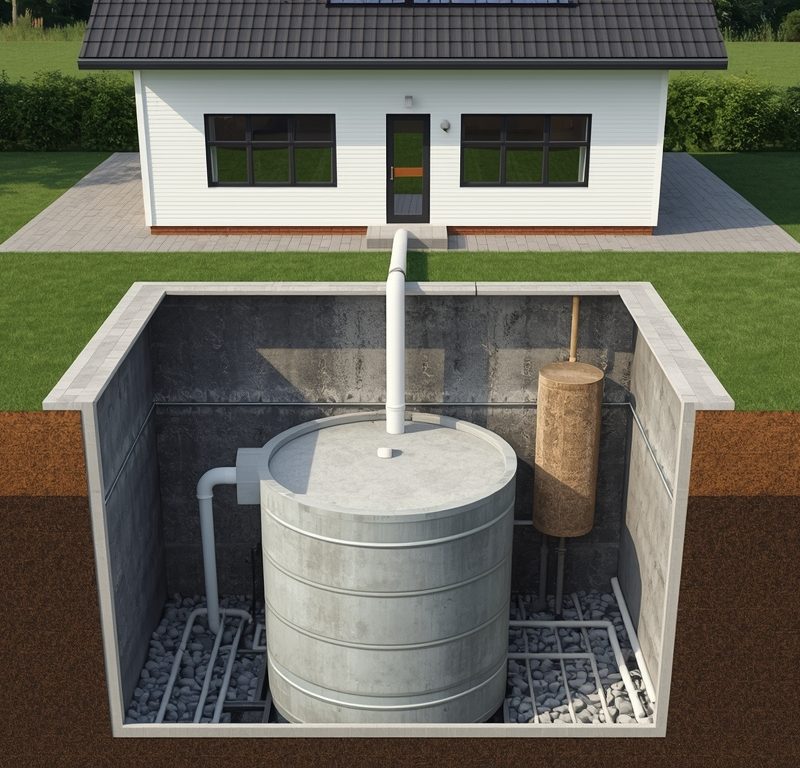 Pełny poradnik poświęcony świadomego wyboru, montażu oraz długoterminowego użytkowania betonowego zbiornika na nieczystości